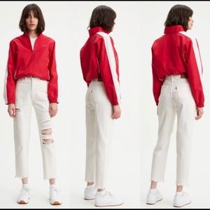 SOLD Levi’s Premium Distressed High Rise Mom Jeans